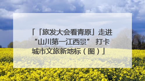 「旅发大会看青原」走进“山川第一江西景” 打卡城市文旅新地标（图）