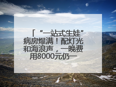 “一站式生娃”病房爆满！配灯光和海浪声，一晚费用8000元仍一床难求