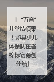 “五育”并举结硕果！郏县少儿体操队在省锦标赛勇创佳绩