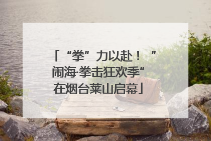 “拳”力以赴！“闹海·拳击狂欢季”在烟台莱山启幕