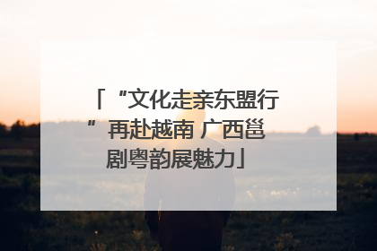 “文化走亲东盟行”再赴越南 广西邕剧粤韵展魅力