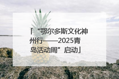 “鄂尔多斯文化神州行——2025青岛活动周”启动