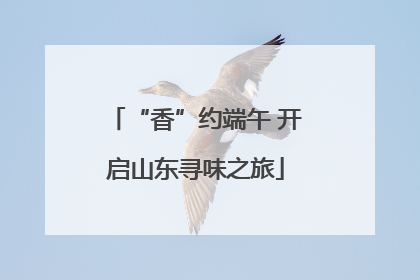 “香”约端午 开启山东寻味之旅