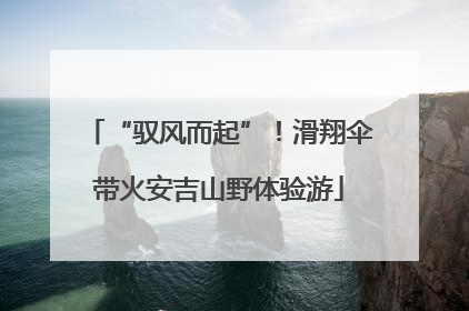 “驭风而起”！滑翔伞带火安吉山野体验游
