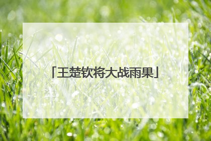 王楚钦将大战雨果