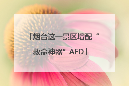 烟台这一景区增配“救命神器”AED