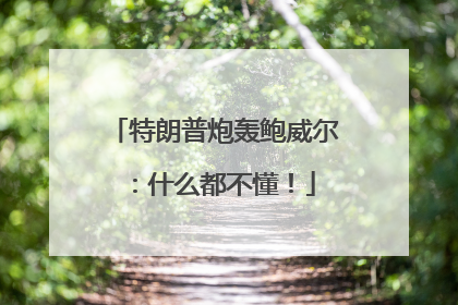 特朗普炮轰鲍威尔：什么都不懂！