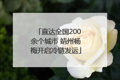 直达全国200余个城市 靖州杨梅开启冷链发运