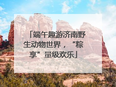 端午趣游济南野生动物世界，“粽享”量级欢乐