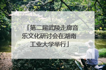 第二届武陵走廊音乐文化研讨会在湖南工业大学举行
