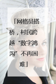 网格员搭桥，村民跨越“数字鸿沟”不再困难