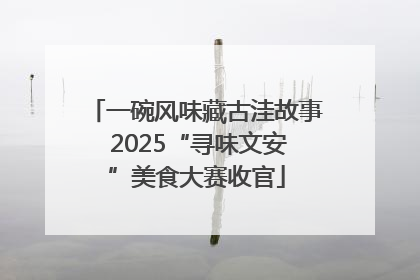 一碗风味藏古洼故事 2025“寻味文安”美食大赛收官
