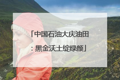 中国石油大庆油田：黑金沃土绽绿颜