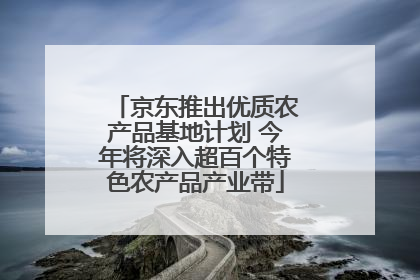 京东推出优质农产品基地计划 今年将深入超百个特色农产品产业带