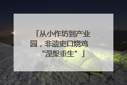 从小作坊到产业园，非遗史口烧鸡“涅槃重生”