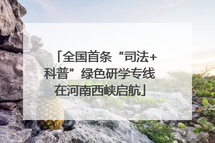 全国首条“司法+科普”绿色研学专线在河南西峡启航