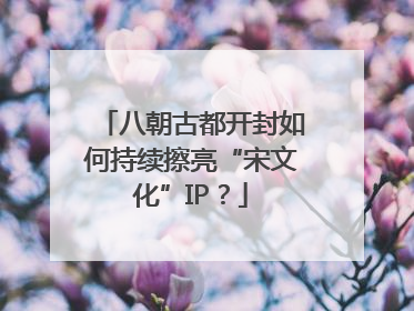 八朝古都开封如何持续擦亮“宋文化”IP？