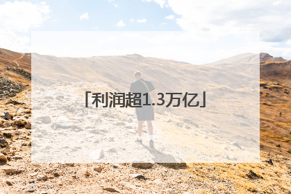 利润超1.3万亿