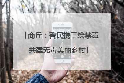 商丘：警民携手绘禁毒 共建无毒美丽乡村
