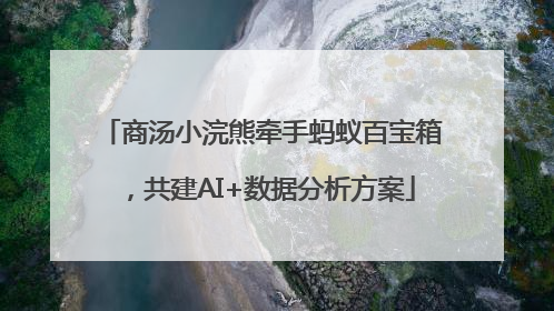 商汤小浣熊牵手蚂蚁百宝箱，共建AI+数据分析方案