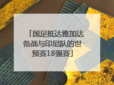 国足抵达雅加达备战与印尼队的世预赛18强赛