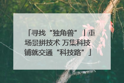 寻找“独角兽”丨重场景拼技术 万集科技铺就交通“科技路”