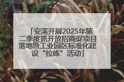 安溪开展2025年第二季度抓开放招商促项目落地暨工业园区标准化建设“拉练”活动