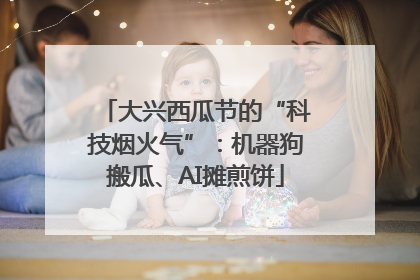 大兴西瓜节的“科技烟火气”：机器狗搬瓜、AI摊煎饼