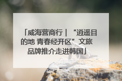 威海营商行｜“逍遥目的地 青春经开区”文旅品牌推介走进韩国