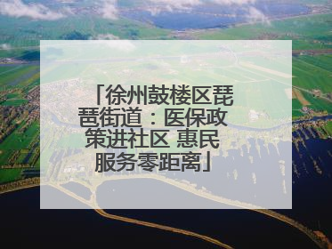 徐州鼓楼区琵琶街道：医保政策进社区 惠民服务零距离