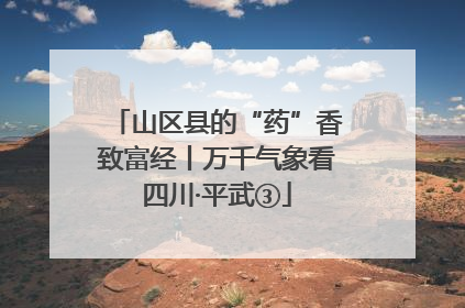 山区县的“药”香致富经丨万千气象看四川·平武③