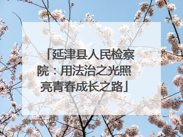 延津县人民检察院：用法治之光照亮青春成长之路