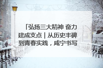 弘扬三大精神 奋力建成支点｜从历史丰碑到青春实践，咸宁书写精神传承新篇章
