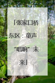 张家口桥东区：童声“唱响”未来