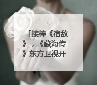 接棒《宿敌》，《藏海传》东方卫视开播即燃