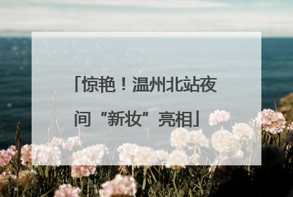 惊艳！温州北站夜间“新妆”亮相
