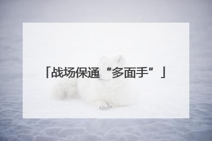 战场保通“多面手”