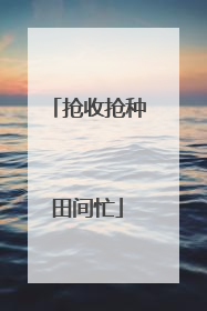 抢收抢种田间忙