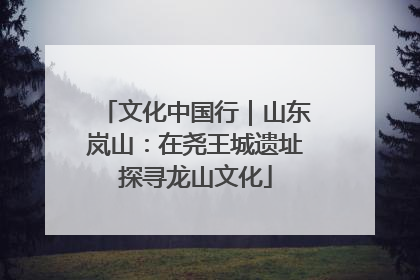 文化中国行｜山东岚山：在尧王城遗址探寻龙山文化