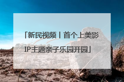 新民视频丨首个上美影IP主题亲子乐园开园