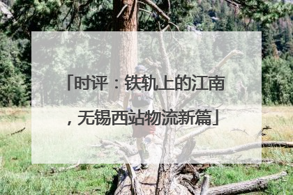 时评：铁轨上的江南，无锡西站物流新篇