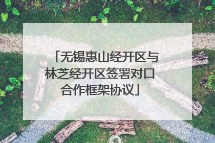 无锡惠山经开区与林芝经开区签署对口合作框架协议
