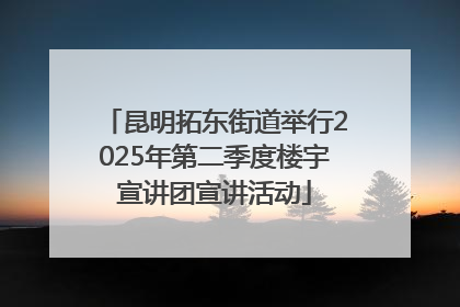 昆明拓东街道举行2025年第二季度楼宇宣讲团宣讲活动