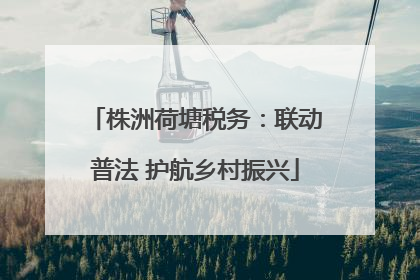 株洲荷塘税务：联动普法 护航乡村振兴