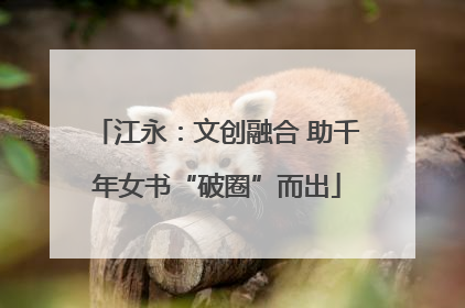 江永：文创融合 助千年女书“破圈”而出
