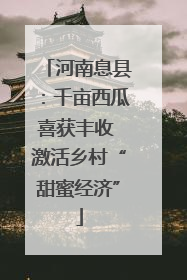 河南息县：千亩西瓜喜获丰收 激活乡村“甜蜜经济”