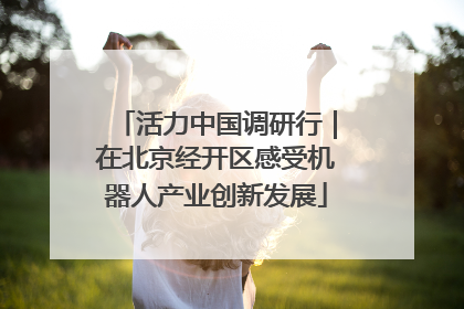 活力中国调研行｜在北京经开区感受机器人产业创新发展
