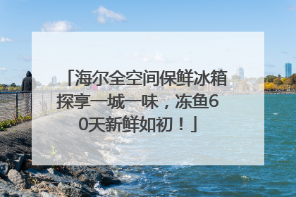 海尔全空间保鲜冰箱探享一城一味，冻鱼60天新鲜如初！