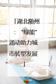 湖北随州：“绿能”涌动助力城市转型发展