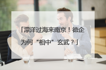 漂洋过海来南京！德企为何“相中”玄武？